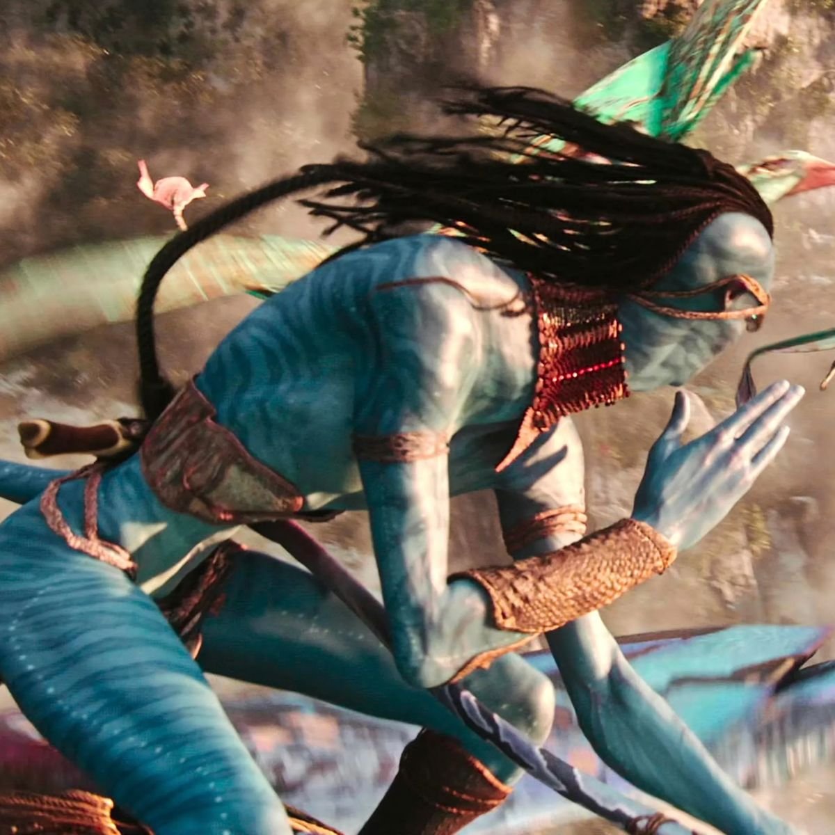 IaorTsireeey3's tweet photo. I imagine Tsu'tey doing Ikran races with Neteyam in the spirit world when lo'ak doesn't visit him so that Teyam doesn't feel all alone. He also goes archery with him and always takes care of him https://t.co/WjfEltgHhC