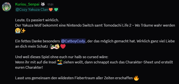 kuriou_senpai's tweet photo. Weil Begrenzte Anzahl an Sätzen hier den Discord Post dazu:

Solltet ihr also Interessiert sein auf meine Insel zu ziehen sendet mir gerne das Ausgefüllte Sheet hier drunter als Kommentar! 🏝️

Würde mich Tierisch Freuen falls jemand mitmacht. 🫶🏻 https://t.co/oN6QvcTwkn