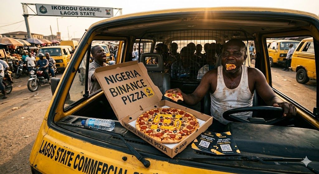 grpolice's tweet photo. Oga easy oh! Make you know come go drive us, drive nonsense! I know say na me give you binance locally made pizza, i know say you never chop im before! 😏
#BinancePizza + 🇳🇬NIGERIA
@BinanceAngels https://t.co/fxKN9VxJ2l