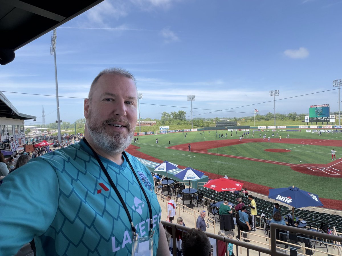 OffsideMKT's tweet photo. Congratulations to @LCLeviathanFC 
for their first ever home opener- NE Ohio latest @USLLeagueTwo expansion team!  Front office has done a stellar job- excellent crowds here today!  Here at Offside Marketing we are proud to be a sponsor!  ⚽️⚽️⚽️ https://t.co/BD0L3hRqmT