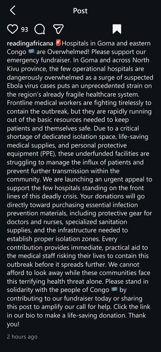 AlterIvan1's tweet photo. Folks need $ for PPE in Congo and other African countries.

The situation is bad, but many people there care about mitigating Ebola.

Sadly Western Imperialism and Colonialism make it hard (war, slavery from mining, trade etc).

Any help is appreciated:

https://t.co/vrf6zzTo5s https://t.co/NFtDj7O8eR
