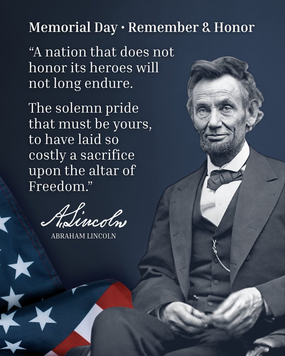 NSSF's tweet photo. Memorial Day is a time to honor and remember the fallen, recognize the sacrifices of their fellow service members, and show deep respect for all they gave to protect our freedoms.

In the firearm and ammunition industry, this day holds special meaning. We stand with the nation in honoring those who did not return home. 🇺🇲

#NSSF #MemorialDay
