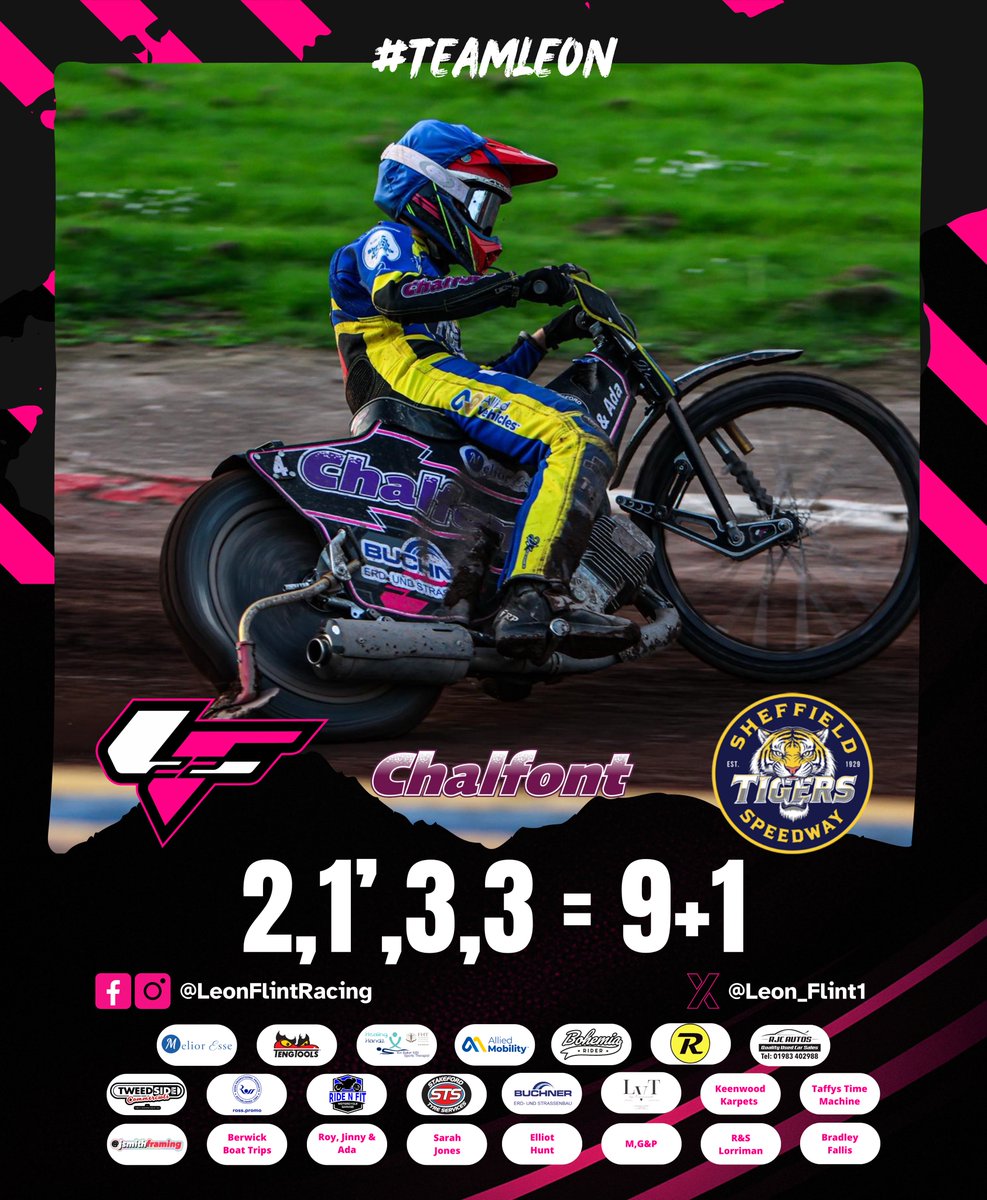 Leon_Flint1's tweet photo. 𝗥𝗘𝗦𝗨𝗟𝗧! 

Belle Vue 50-40 Sheffield
Sheffield 54-36 Belle Vue

Busy day. A lot of problems at Belle Vue but managed to put it behind me tonight. Pleased we got the aggregate point.

📸 @taylanningpix / Mia Durkin
#TeamLeon | #Speedway https://t.co/TIpFh8FVvD