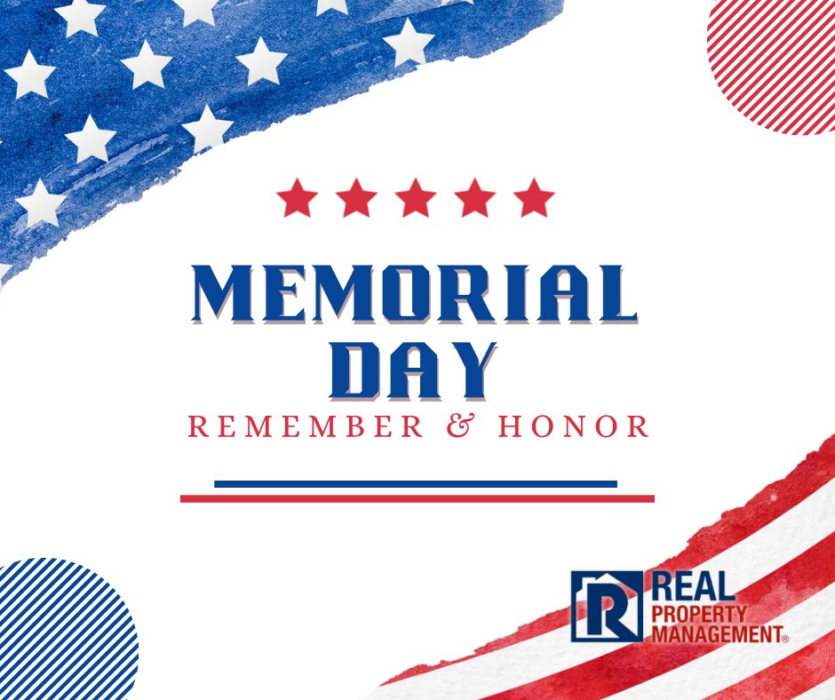 RealCoeur's tweet photo. Happy Memorial Day from Real Property Management CDA. In observation of the holiday our offices will be closed today and reopen tomorrow. We hope you enjoy the beautiful CDA summer weather with those close to you.

#RPMCDA #CDA #MemorialDay https://t.co/nfniUMtjpX