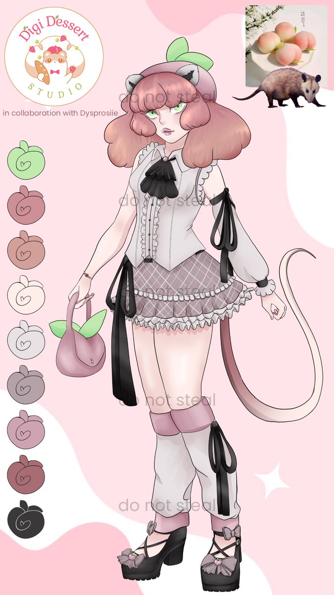 digidessert's tweet photo. @DysprosiieVArt Peach Mochi Possum 🍑🐀
- please bid here! - https://t.co/MAIrxCPHf9