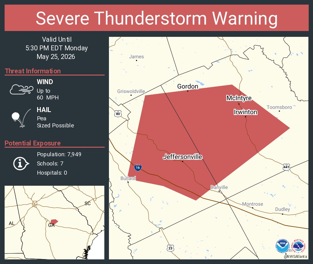 NWS Atlanta tweet media