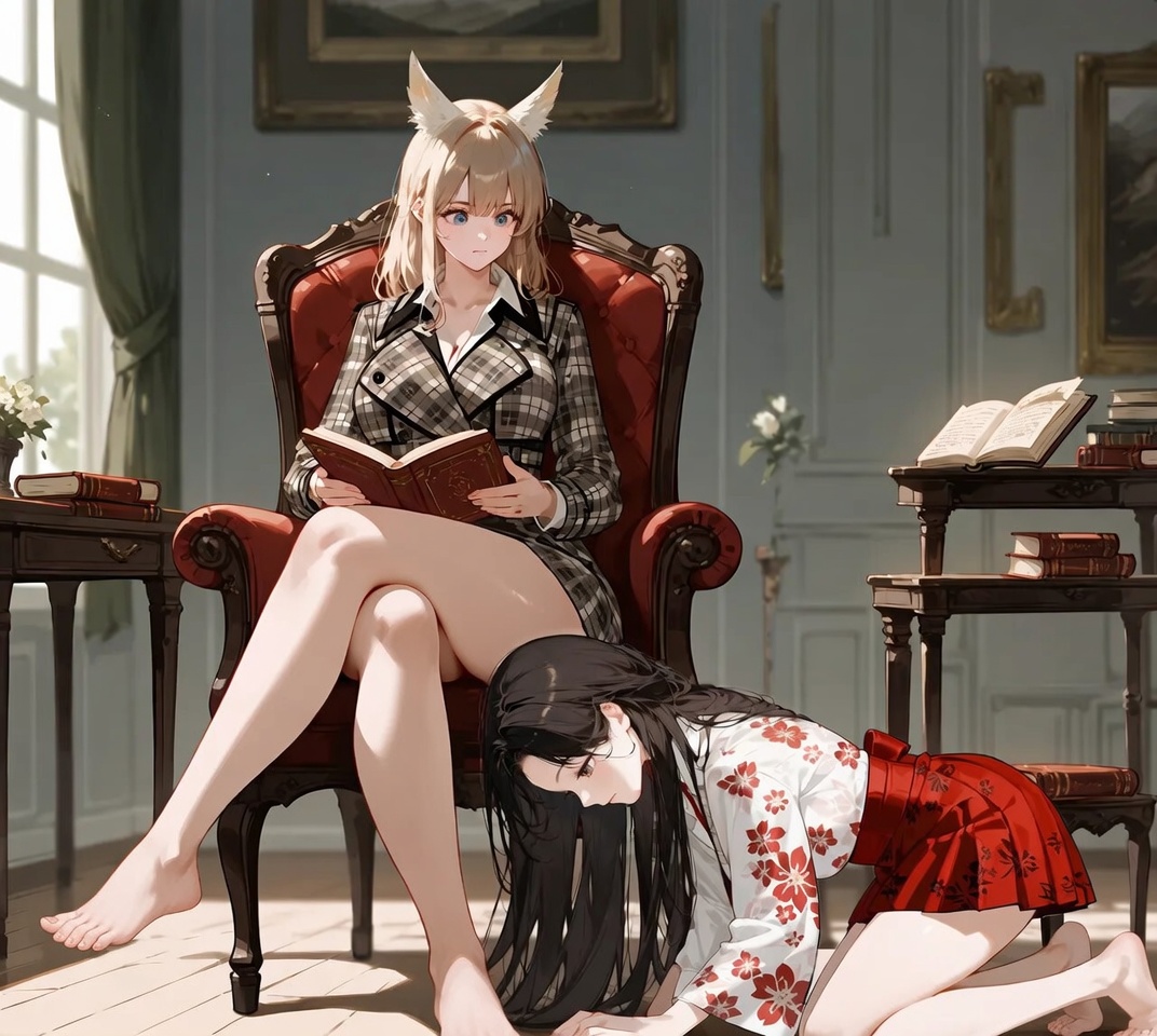 女神與小奴(長篇女女主奴小說) tweet media