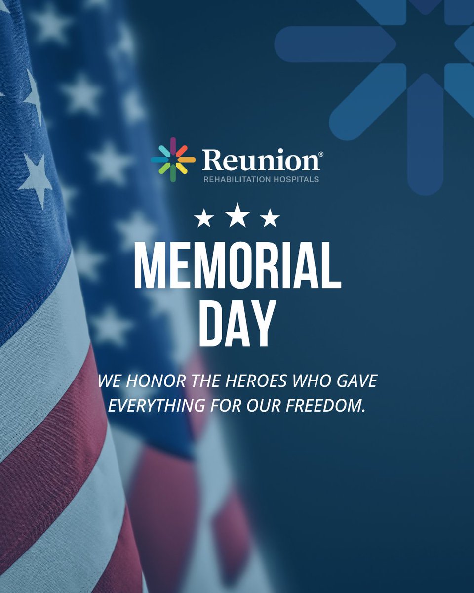 ReunionRehab's tweet photo. Honoring courage, sacrifice, and the heroes we will never forget. 🇺🇸 https://t.co/OH1zl7HLfy