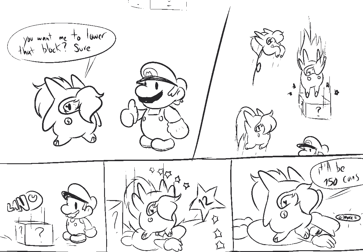 BigBrawler2's tweet photo. The Ninji Partner. Yes I saw that Paper Mario post but never did anything about it https://t.co/flpK0wg27O