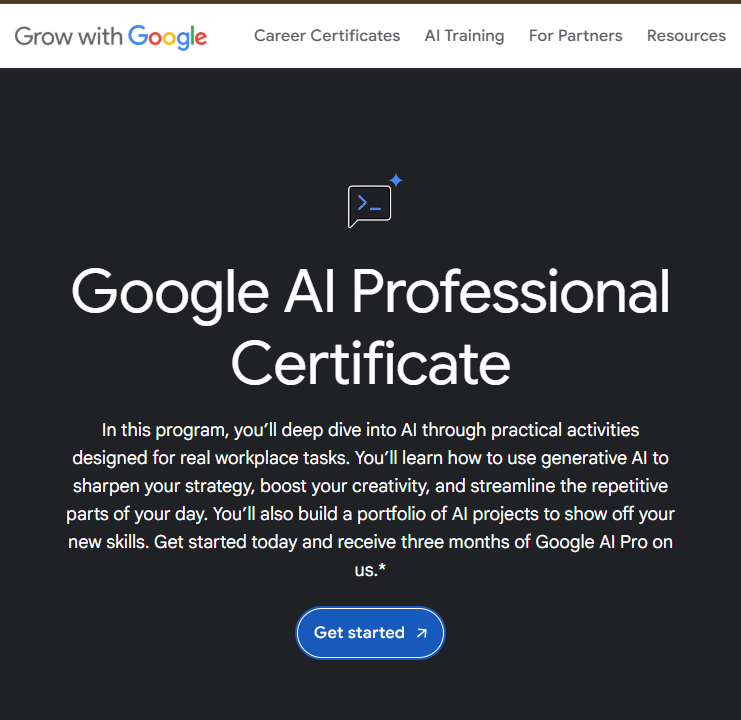 AppsumoB's tweet photo. If you are want to learn how to AI with real workplace tasks, check this course out!  Got this for free when I signed up for Coursera. https://t.co/4zIHBP9FLP #Upskill #AICareer #FutureReady #TechGrowth 🌟 https://t.co/twZk7pzLSt