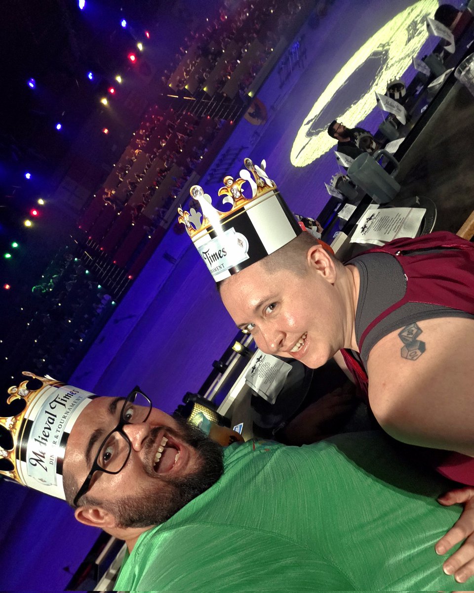 lizards_cast's tweet photo. Pregaming crit role with a little jousting!!!
#MTFan https://t.co/wZkyJt8L3u