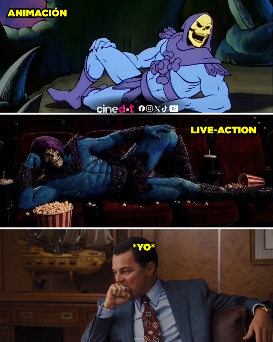 Cinedotmx's tweet photo. Ay Skeletor... como que no te había visto bien 🤣🤣 https://t.co/PXo8JnriKq