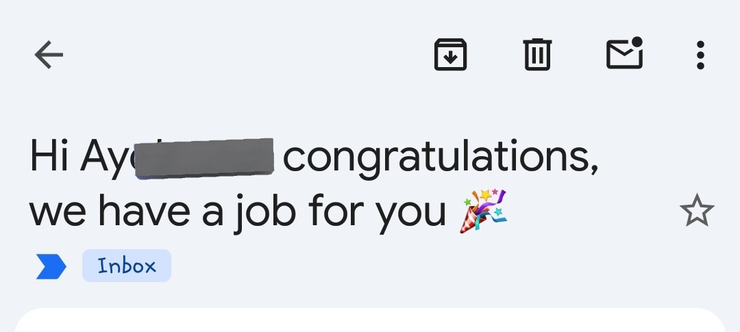 OlatunjiAyokan2's tweet photo. 🚨 Got my first job on Loubby AI today 👀💰

Check the platform and apply for the jobs that fit your skills 🔥

Don’t register and wait 
Explore the opportunities and apply actively. https://t.co/napaH2vupU