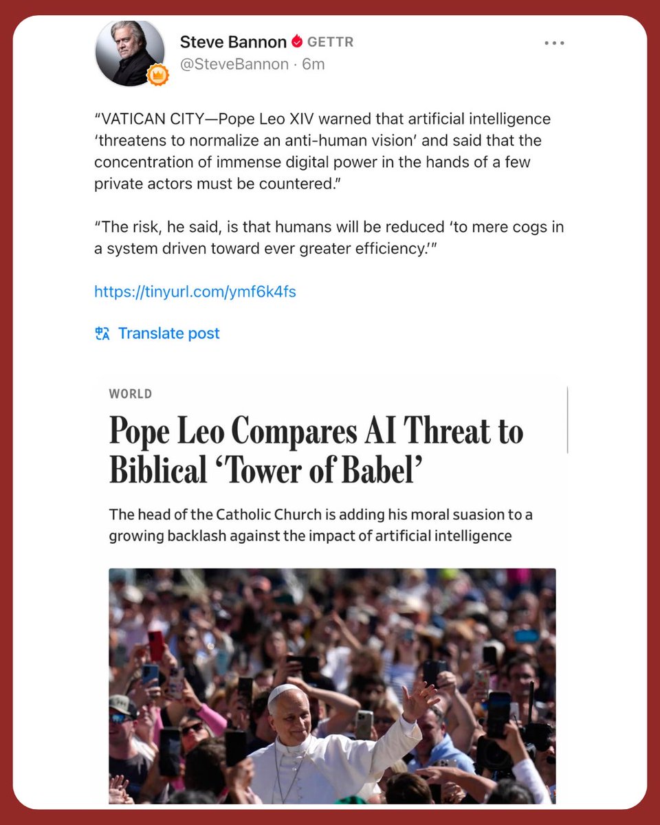 Bannon’s WarRoom tweet media