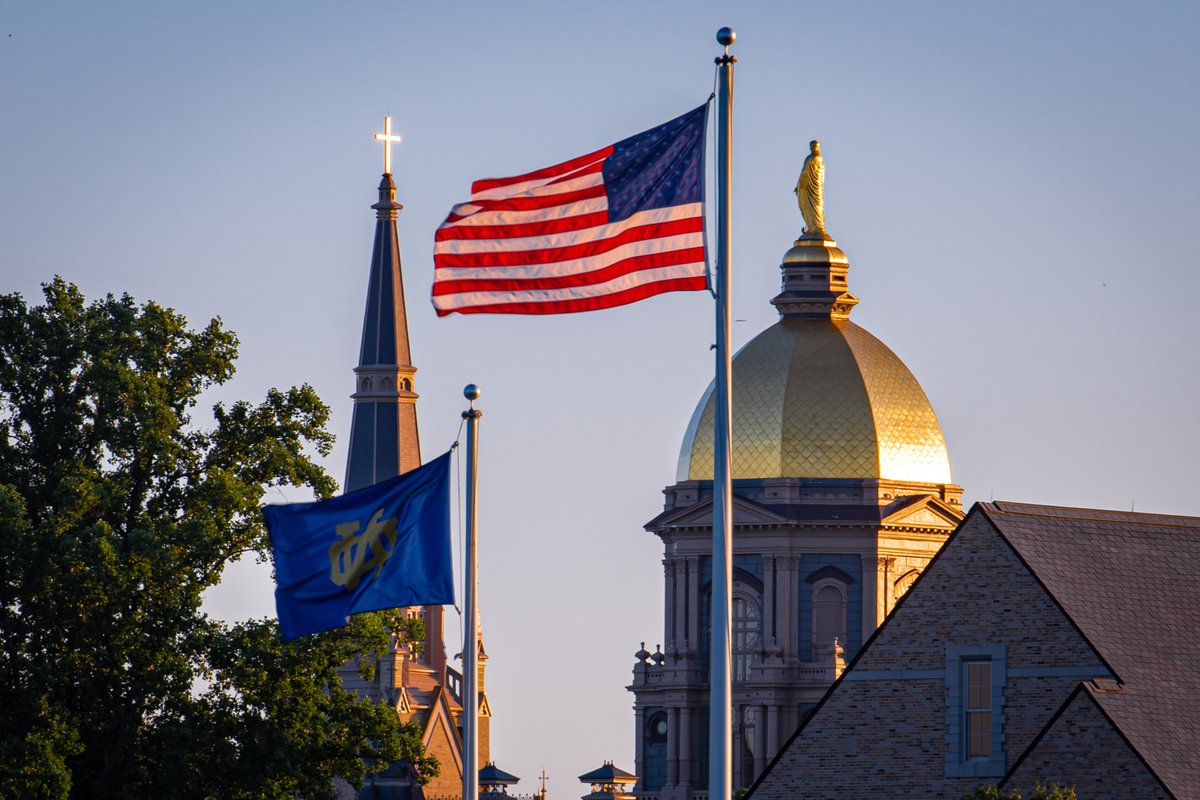 NDConStudies's tweet photo. Today, we pause under the flag to honor the brave souls who gave everything for our freedom. 

Wishing everyone a meaningful and safe #MemorialDay. https://t.co/e2cNuZULCp