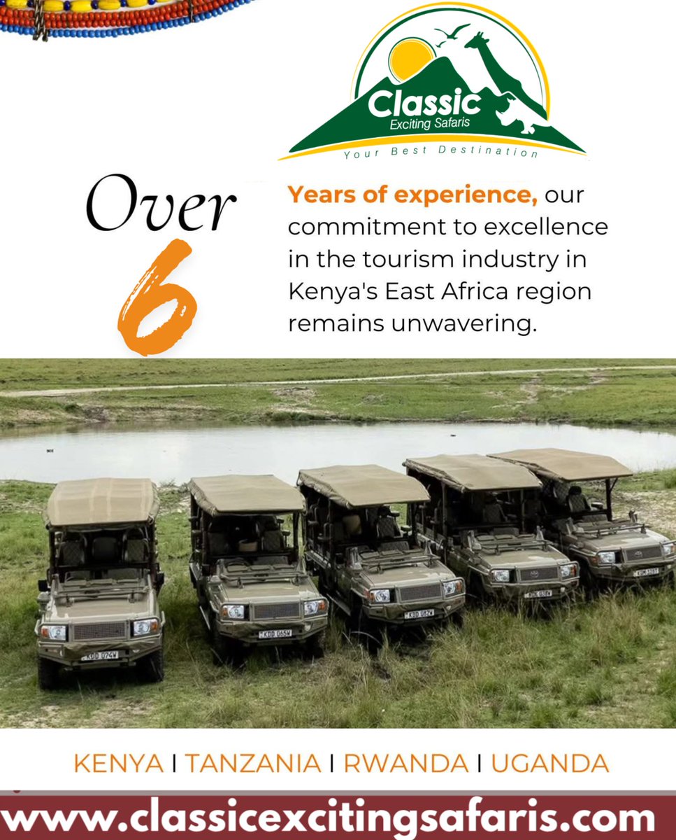 ExcitingClassic's tweet photo. What is the typical African safari like?

A safari in Africa is one of the most exciting trips that any visitor from around the world can take. When it comes to African safaris, it is important to note that the East Africa 
Safariexciting@gmail.com
https://t.co/dBHUbLbMgy https://t.co/tZKSIkIRyu