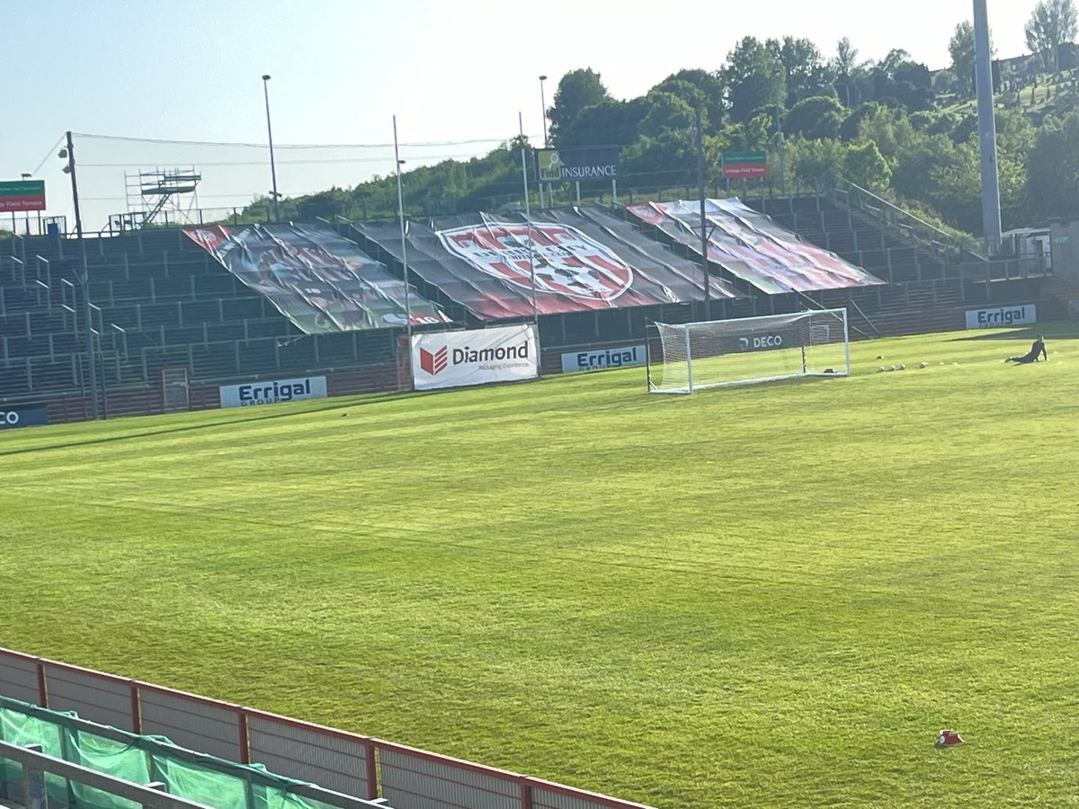 RouseAdam's tweet photo. x @derrycityfc 0-0 @shelsfc with such a small window of opportunity delighted to have ticked the ground less so for this particular game. #groundhopping https://t.co/cIKOmPjogx