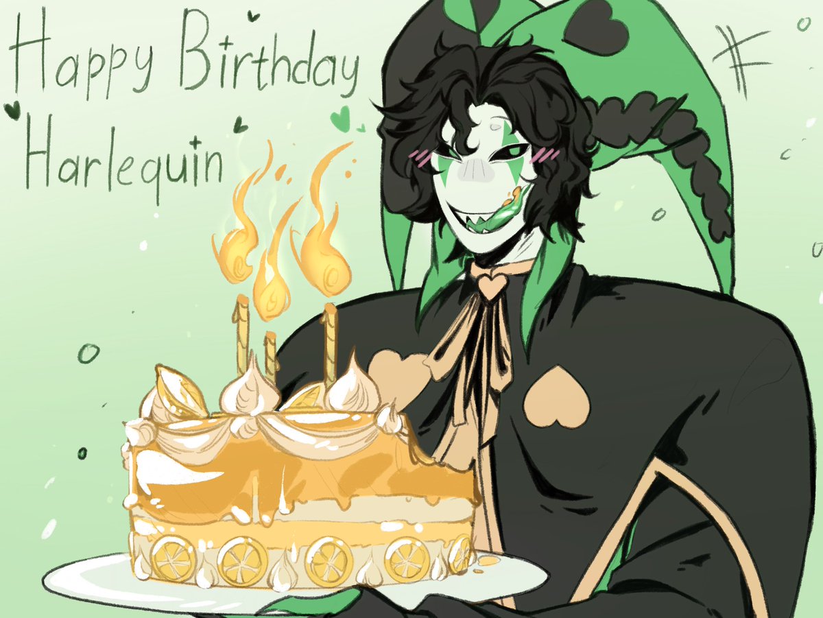 Starshadow3000's tweet photo. So, today is our lovely snake's birthday ♡(*´ω｀*)/♡ 

#Tfc #TheFreakCircus #TfcHarlequin #HappyBirthdayHarlequin https://t.co/j8erg72bGe