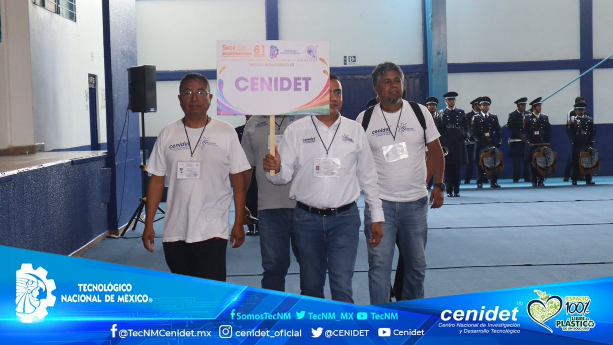 CENIDET's tweet photo. TECNM/CENIDET PRESENTE EN EL XII ENCUENTRO CULTURAL Y DEPORTIVO DE LA SECCION 61 DEL SNTE https://t.co/xP50fjp7y0