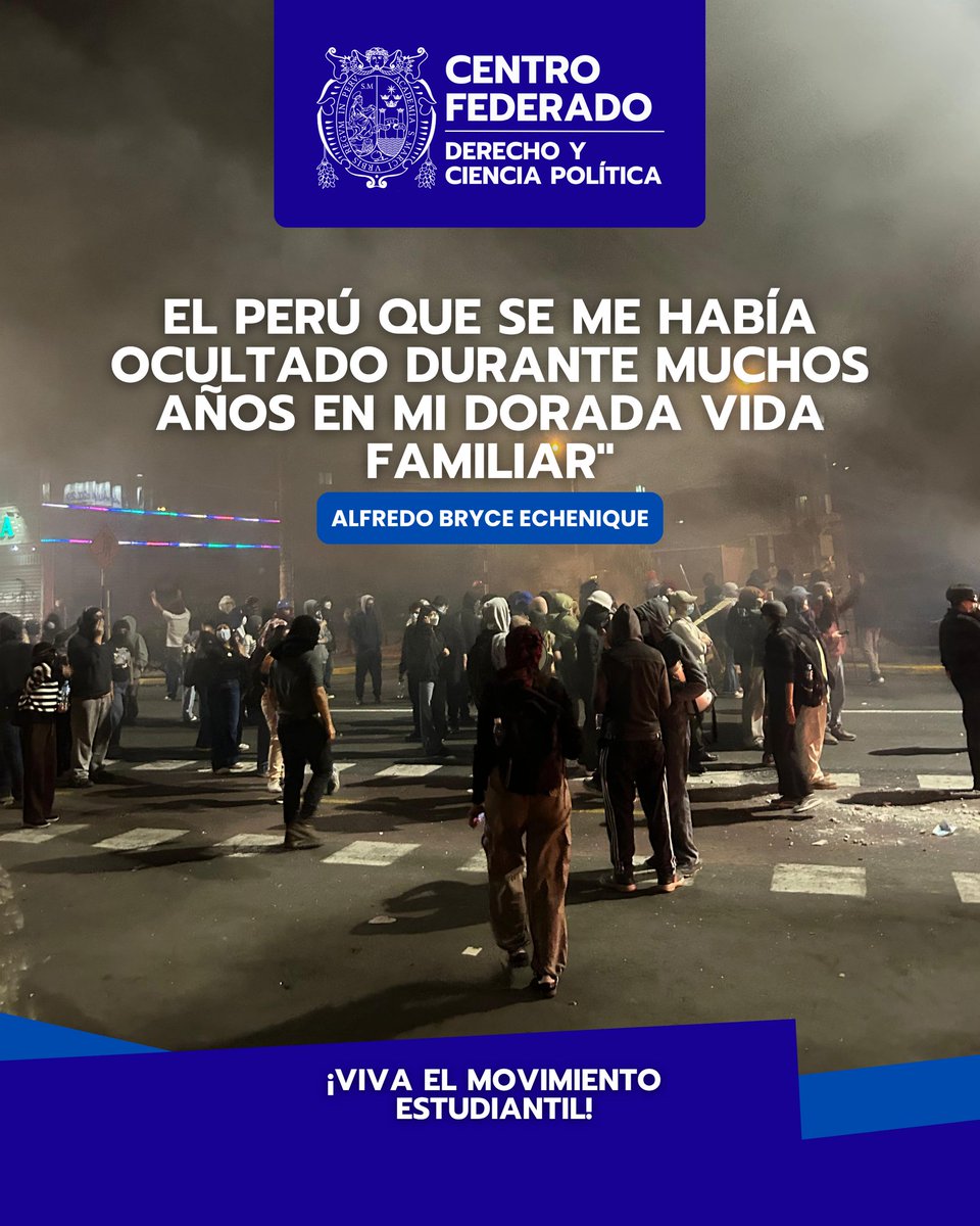 CFdcpUnmsm's tweet photo. 📚✊ “Quien ingresa a San Marcos, ingresa realmente al Perú.”

Hoy más que nunca defendemos una universidad pública, democrática y al servicio del pueblo. La comunidad sanmarquina continúa en pie de lucha frente a las medidas que buscan perpetuar intereses dentro de San Marcos. https://t.co/UfBoPy3Nb3
