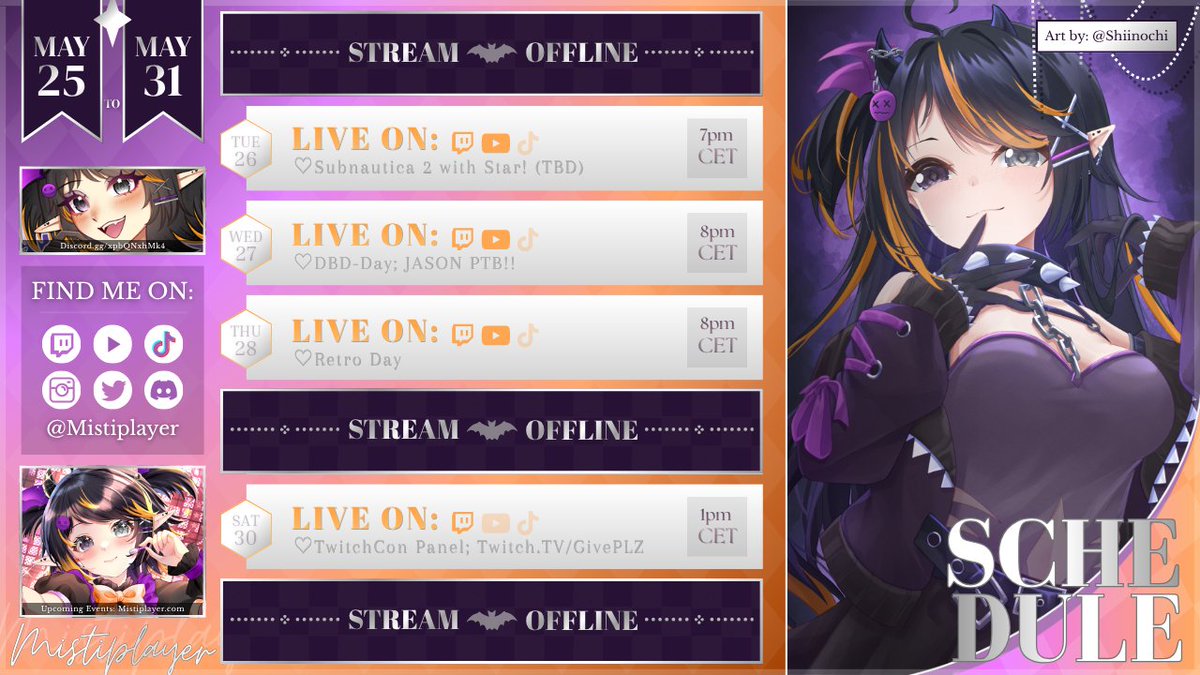 Misti🧡 ➔ TWITCH CON EU tweet media