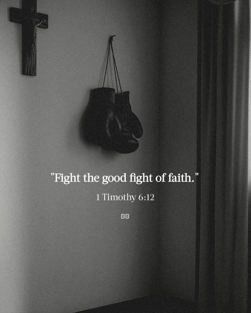 Aestheticswallz's tweet photo. “Fight the good fight of faith.” https://t.co/1V3mAnl7Xh