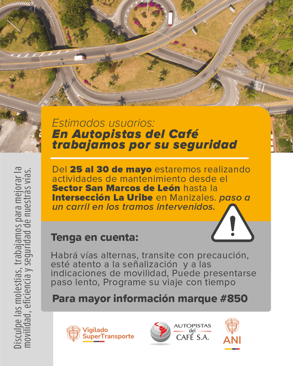 Autopistas del Café tweet media
