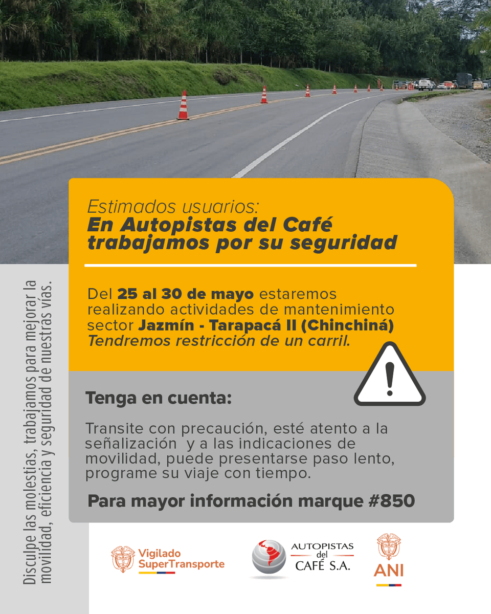 Autopistas del Café tweet media