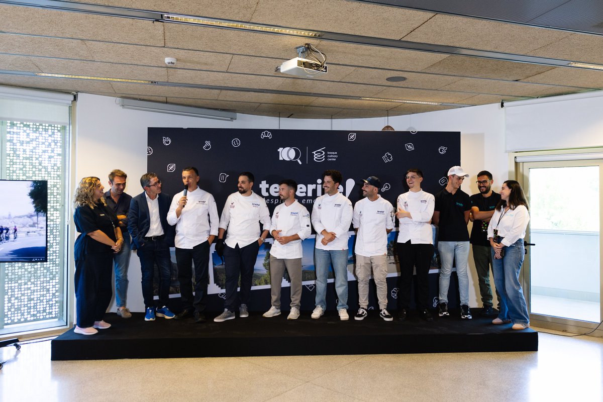 bculinary's tweet photo. 💡Lxs #100JóvenesTalentos de la gastronomía 2026 se han reunido en Basque Culinary Center para vivir una jornada inspiradora donde ellxs, sus proyectos e ideas han tomado el protagonismo absoluto.
https://t.co/gzmW6RnP6h https://t.co/Y5CGJKnC1j