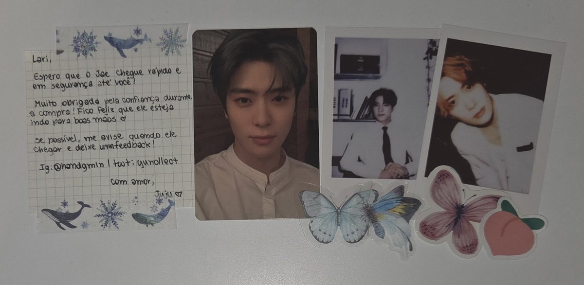 sunnyyujae's tweet photo. Feedback super hiper mega positivo para @yunollect que me vendeu uma das minhas maiores prios da vida!! O processo de compra foi INCRÍVEL, juju é um amor de pessoa, super responsável e gentil!! O pacotinho foi enviado mega rápido, chegou bem protegido, repleto de brindes LINDOS+ https://t.co/jQzZJvNBok