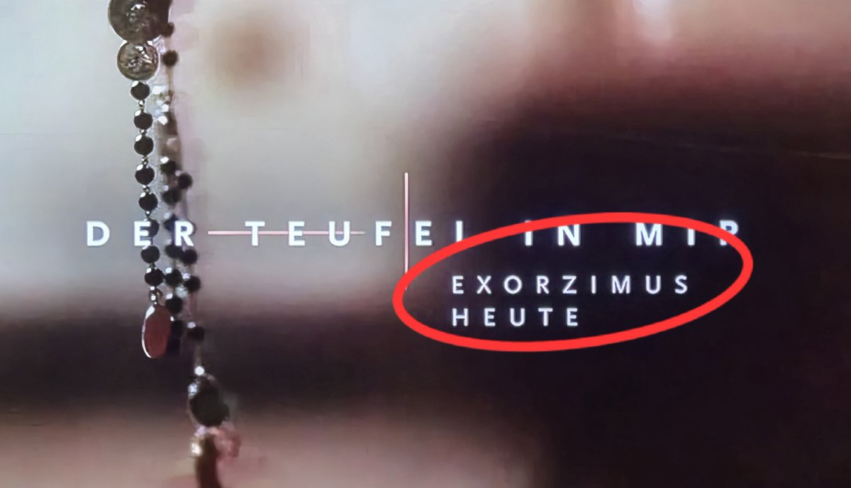 tomjaycat's tweet photo. Was, liebes @ZDF, ist Exorzimus??? https://t.co/bmhLmqRs32