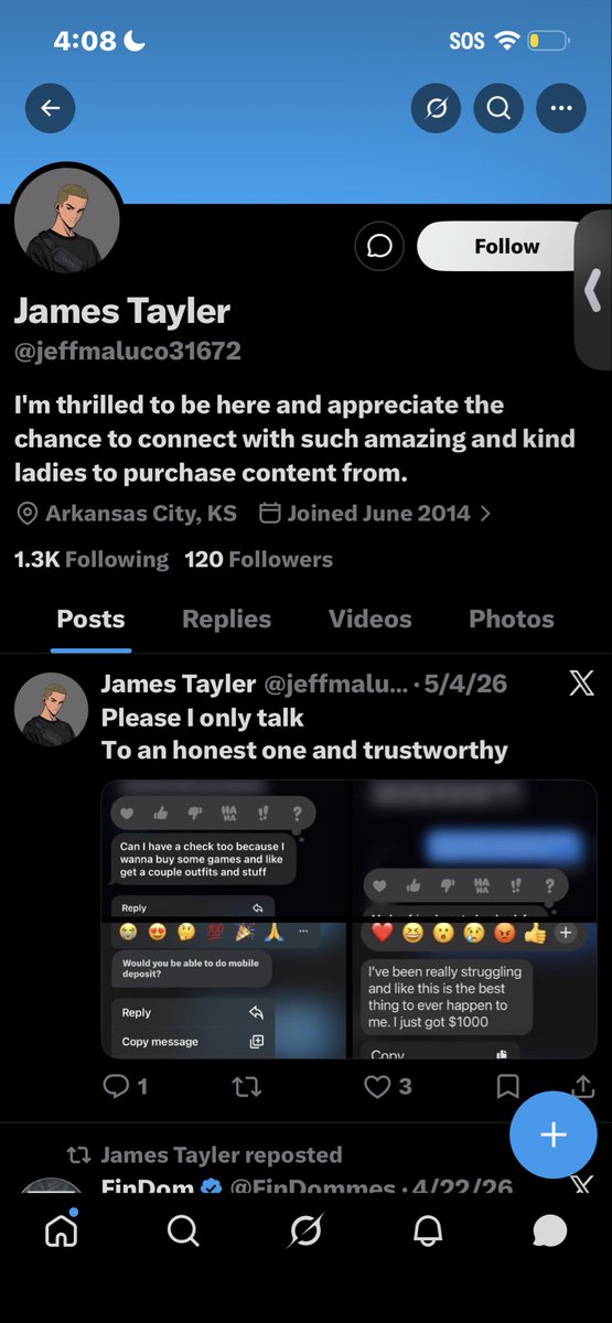 BigStepBabee's tweet photo. SCAMMERS 
ladies beware 💗
#feetfetish #feet #footfetish #scam #scammer #findom https://t.co/hc6B1KDTaU