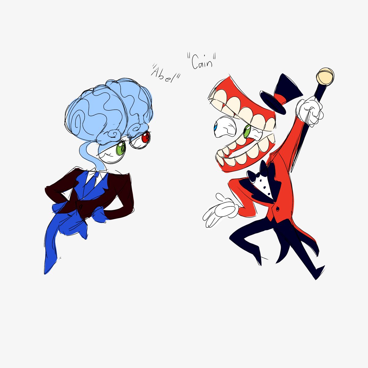 Cimbleberry's tweet photo. I got bored, so I just 
#tadcㅤㅤ #cainandabel https://t.co/I8l7u1MgsN