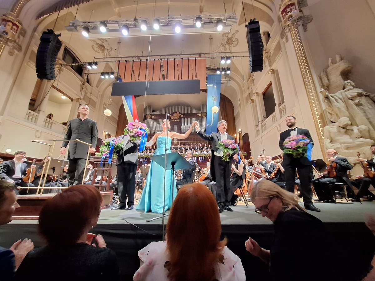 MarianSekerak's tweet photo. A second consecutive evening with #French classical music: #Berlioz's La Damnation de Faust at the #PragueSpring Festival. 🇨🇵🇨🇿
A phenomenal and breathtaking Alexander Vinogradov as Mephistopheles! 🤩🎶 My second encounter with him on stage this year after Madrid. https://t.co/hH9o1KTeoK