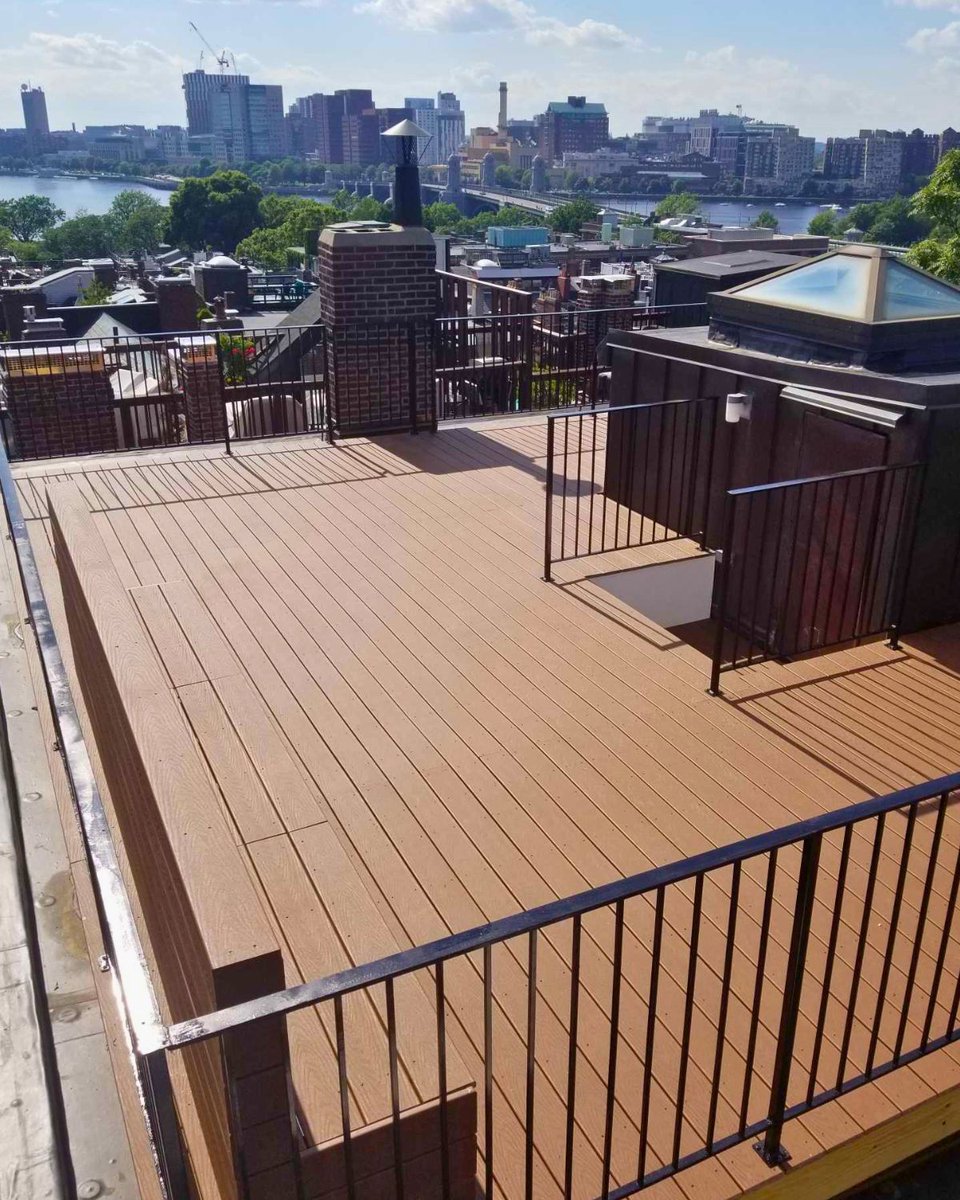 abacusbuilders's tweet photo. Revere Street, Beacon Hill. A 30-year-old common roof deck, rebuilt from the roof up. Charles River views included. https://t.co/NpXMe6S4mG https://t.co/Z1P0LrViu9