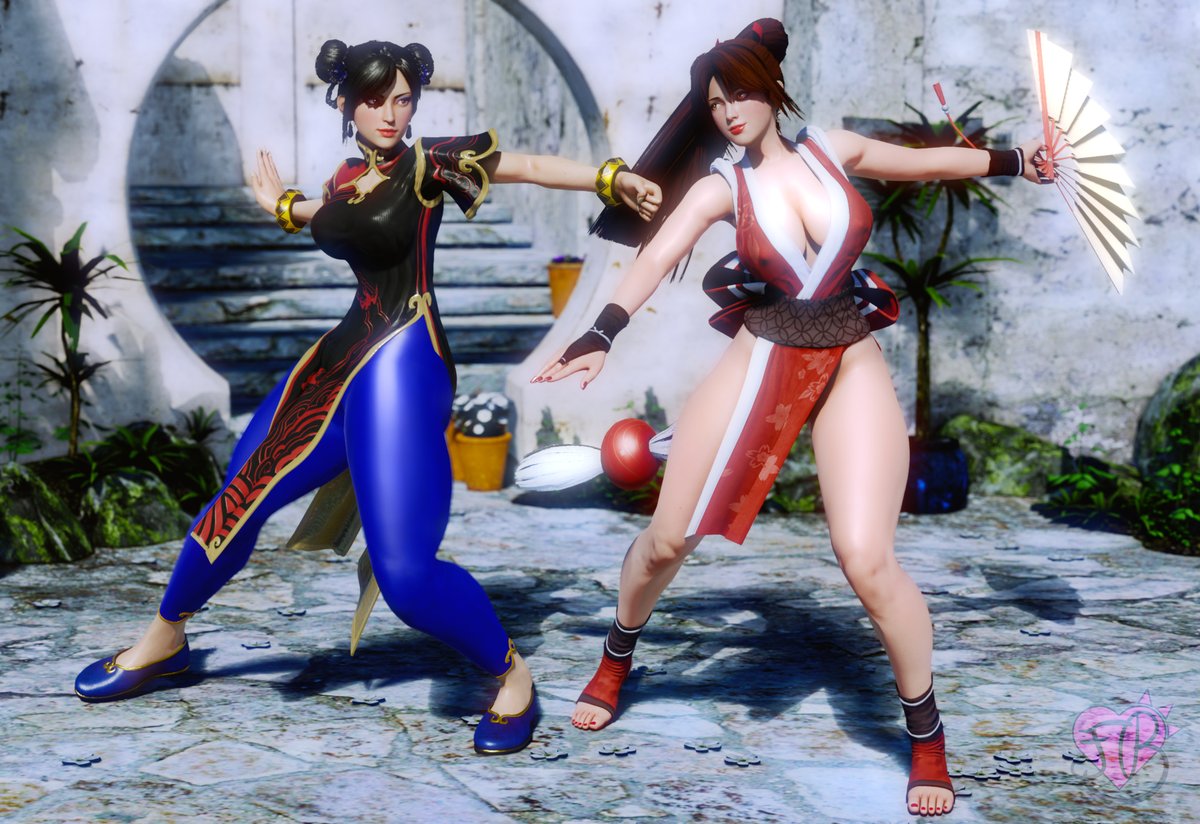 FoolBoy92058079's tweet photo. Chun-Li x Mai Shiranui, a classic 🍷🧐🤌 https://t.co/B3KzF7AGFM