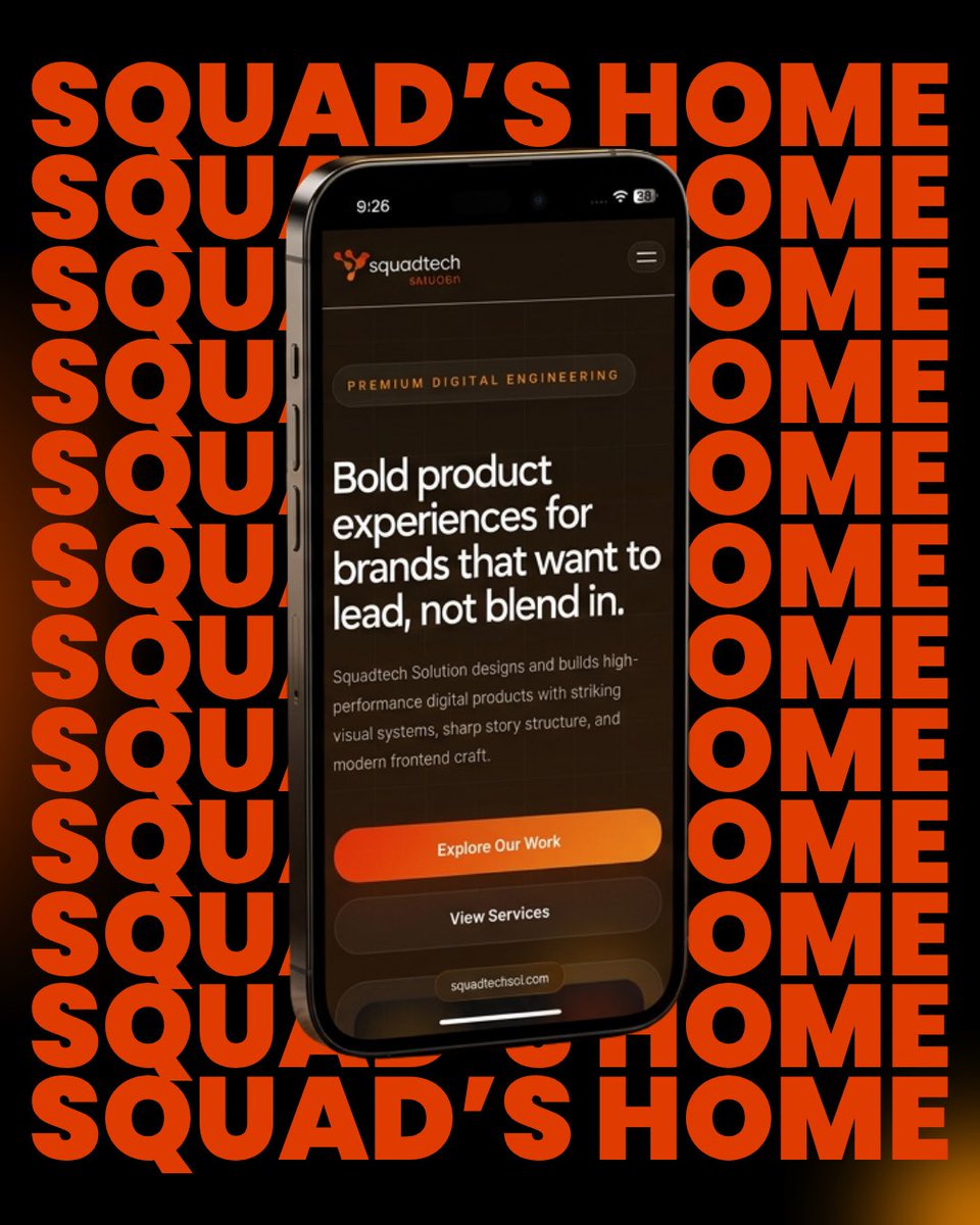 squadtechsol's tweet photo. Most brands lose clients because of outdated websites 👀

We build websites that actually convert, and you only if you liked it.

🌐https://t.co/vAE4j23uXR

Comment “GROW” and let’s talk 🚀

#WebDesign #Branding #TechAgency #BusinessGrowth https://t.co/SGePtgPo3w
