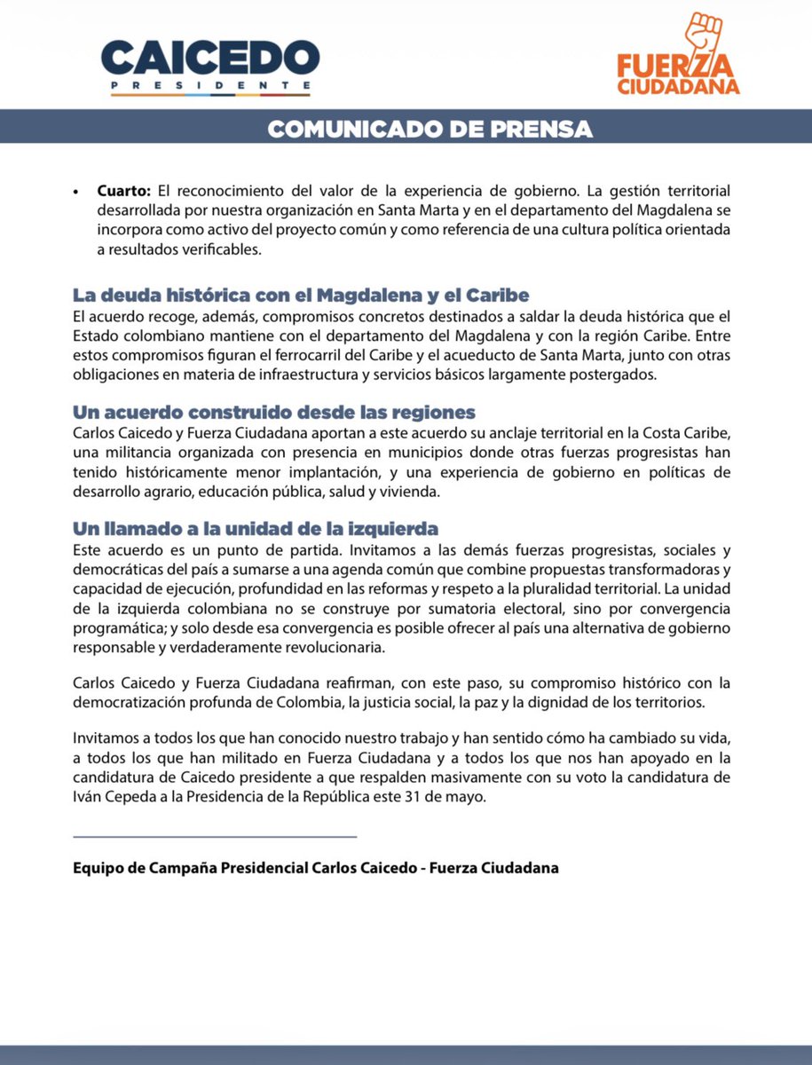 Carlos Caicedo tweet media