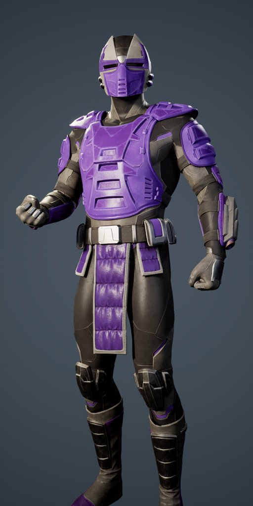 ItsThatRayGuy's tweet photo. @digitolmix I love his alt in MK9. 
I wish he could have had that Cyber Smoke skin in MK1. I know it's just a pallete swap but he looks good in purple https://t.co/IA8DdwmuTn