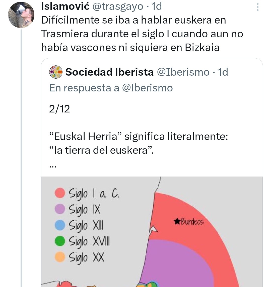 urtzibel's tweet photo. @trasgayo @tiradme_esta_tw @ColladoSolar Uy! Faltando... Repasa lo que dices que los topónimos que yo te he pasado son de la Trasmiera. Jeje https://t.co/tTA39ftSrQ