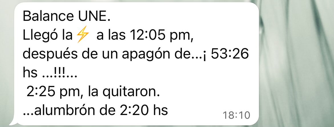 yucayo's tweet photo. ¿Cómo haces para vivir en el s. XXI con 2 horas y 20 minutos de electricidad luego de 53:23 horas de apagón?
Según varias fuentes, Cuba fue el tercer país del mundo con servicio de electricidad (1889) antes que Londres o Berlin.
Qué máquina de destrucción humana es el Comunismo. https://t.co/lcG5ECmvqN