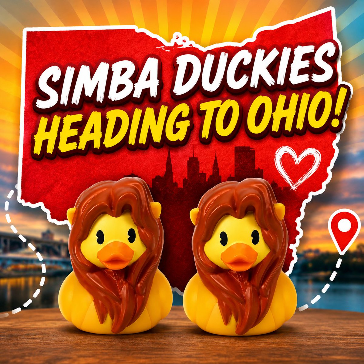 LizzyLooDoo's tweet photo. 🦁 Two Simba Duckalooz are headed to Ohio 🦆💛

Sibling energy or bestie energy? Drop 🦁 or 🦆

#LionKing #Duckalooz #HappyMail https://t.co/u7IDp2mWkt