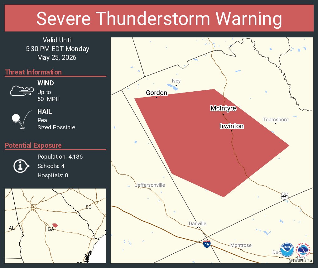 NWS Atlanta tweet media