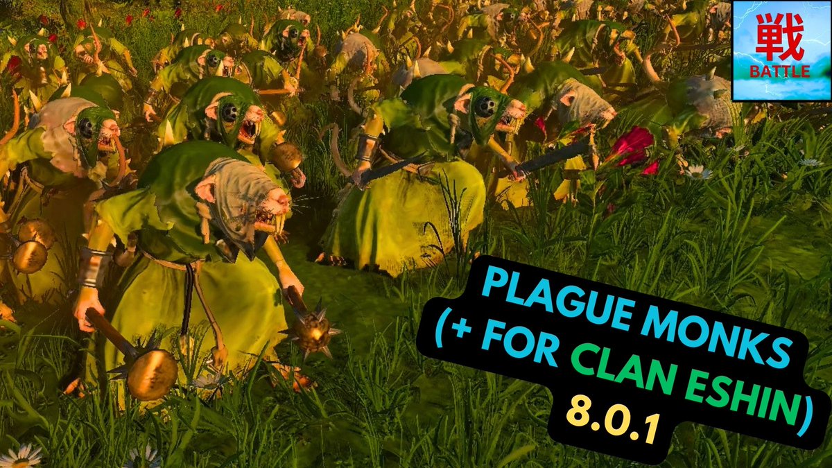 jbtutor's tweet photo. #totalwar #warhammer When wrong is actually very right? anyway, these units are surprisingly good. 
Using Units "WRONG":  Plague Monks with Clan Eshin - Skaven/ TWW3 8.0.1 https://t.co/GZ8GEZOJrM via @YouTube https://t.co/xVV6Q4vofM