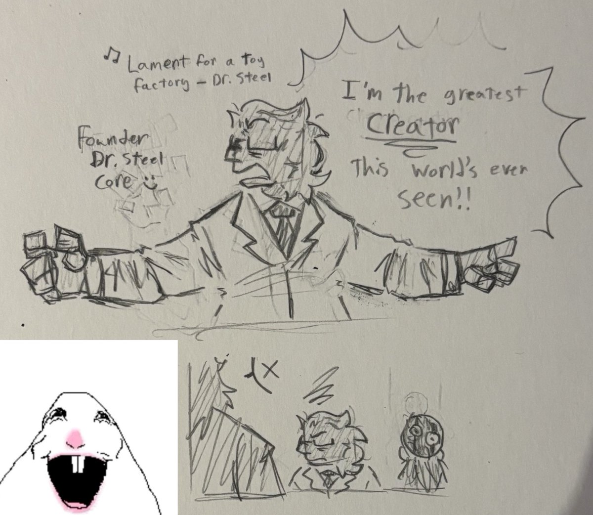 ERROR_TASKBAR's tweet photo. I also drew it during so... Here's my 2d head founder design (ignore the fact I draw with a lot of pressure)
---
#genloss #generationloss https://t.co/OISz8TEQ86