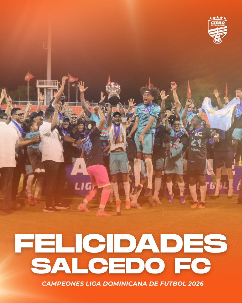 CibaoFC's tweet photo. Felicitaciones a Saceldo FC👏🏻👊🏻 https://t.co/5Aqa4euYtD