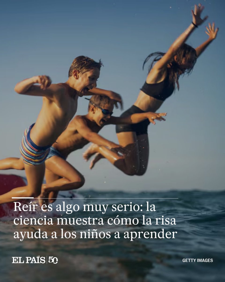 elpais_america's tweet photo. La risa precede al desarrollo natural del habla en la infancia, pero también influye en nuestra frecuencia cardíaca, la respiración y la producción de anticuerpos; asimismo, funciona como un amortiguador de las hormonas del estrés

🔗 https://t.co/2wH4GxHqgh https://t.co/0ZB5fKQIXK