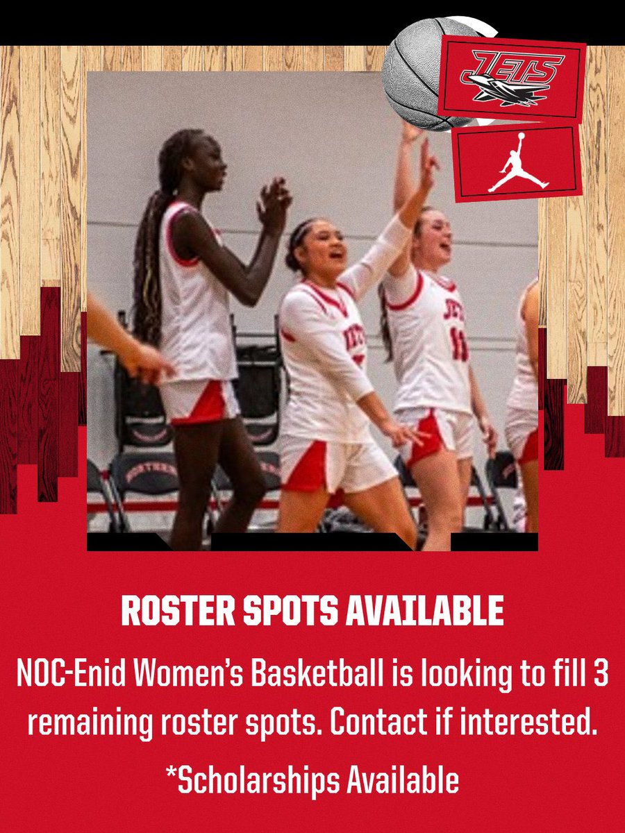 CoachDomNOC's tweet photo. Still looking to add to our roster! 3 available roster spots! Scholarships available. 

DM or Email: Michael.Dominguez@noc.edu https://t.co/GRwqbohlO7