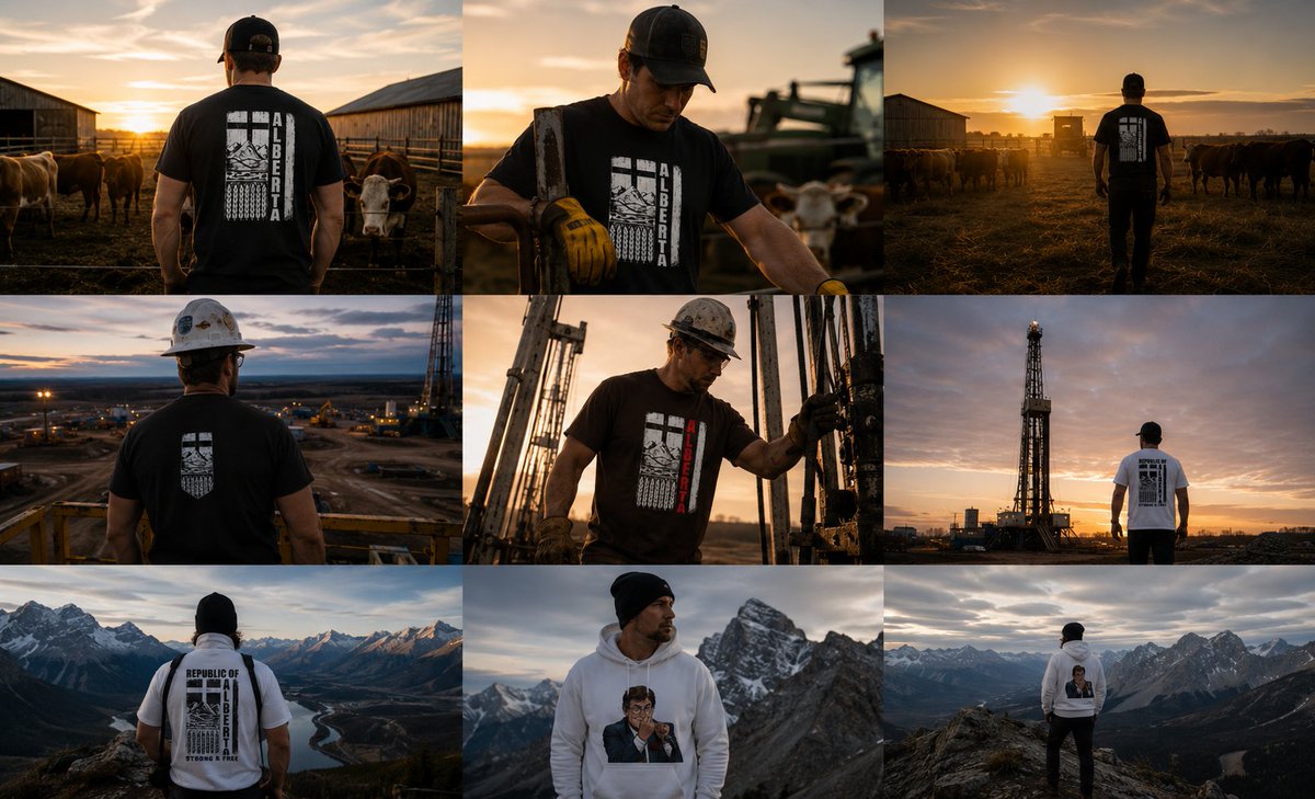 WSOnlineNews's tweet photo. These shirts, hoodies, and caps were designed by real Albertans, for real Albertans.

If you're based, you love your province, and you want to boldly display your Alberta pride, check out the first link in the comments. https://t.co/mspY2Mg668