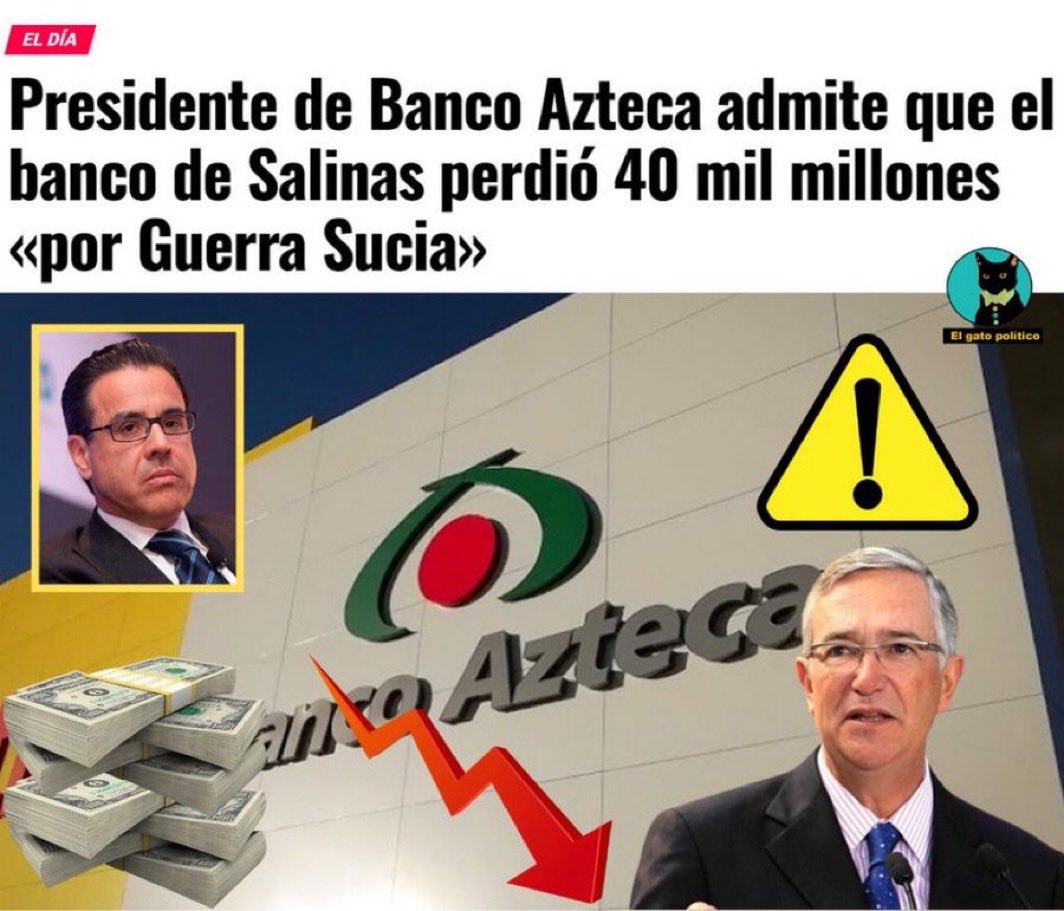 Jesus163429's tweet photo. @gruposalinas 🔴🔴¡Tómala!
Con razón el evasornícola de Salinas Pliego denunció a los periodistas independientes que hablaban mal de su cochino banco. Eso sí calienta, don usuras. 🤑🤑
➡️ ➡️ https://t.co/Ri1EA1fyuy

De: @elgatopolitico_ https://t.co/mQoxdlw7OP